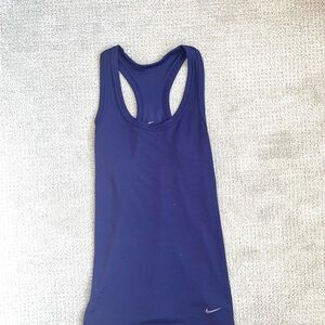 Nike Women's Deep Blue Racerback Tank Top